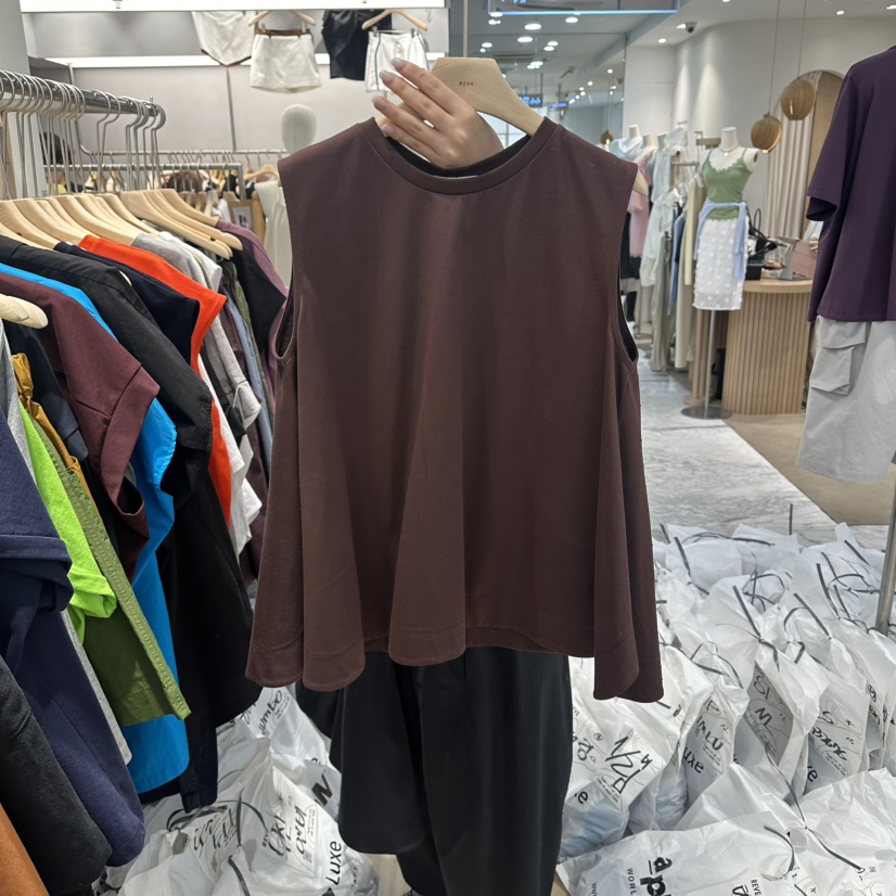 REVE-L韓國直郵女裝新品熱賣職業推薦休閑人氣時尚吊帶背心REVE-L吊帶/背心圖色2