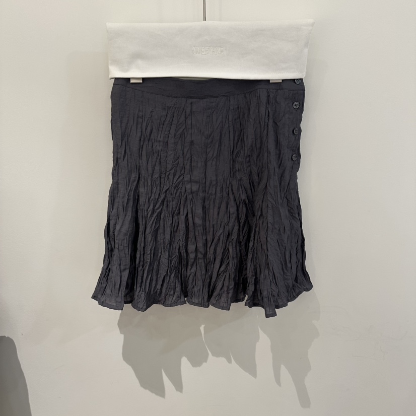 OVERTAKE韓國直郵實拍女士新品26春夏26夏季休閑職業短裙OVERTAKE短裙圖色2