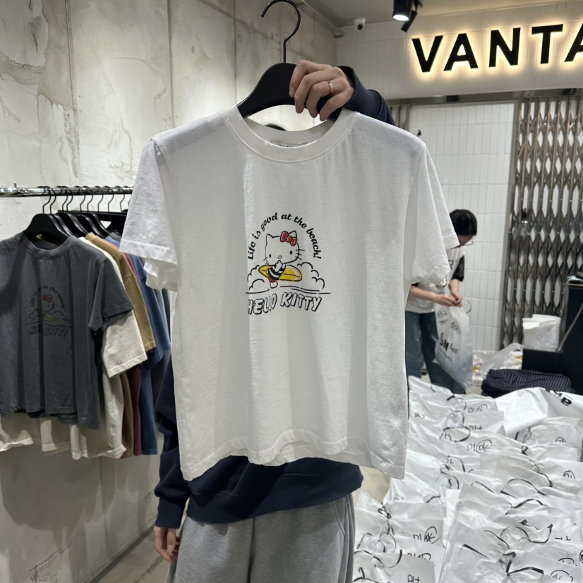 VANTA韓國直郵實拍女士新品26春夏26夏季熱賣人氣推薦T恤VANTAT恤圖色1
