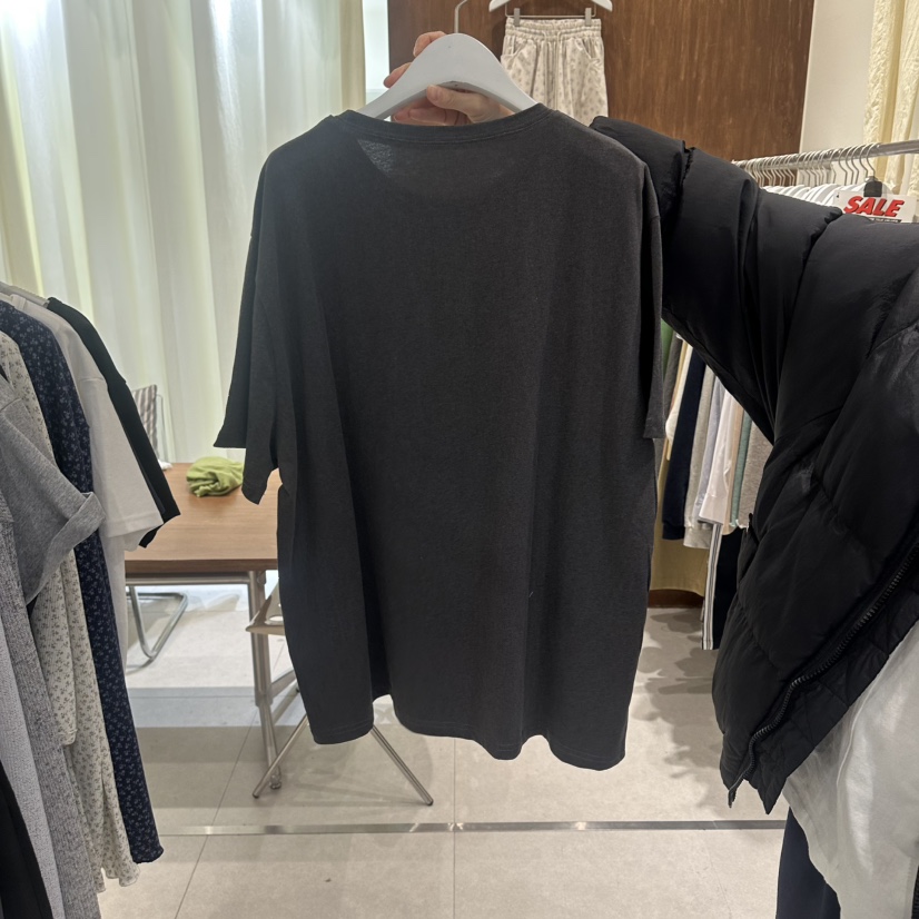 BUCKLE韓國直郵女士新品熱賣人氣休閑時尚26春夏職業T恤復古BUCKLET恤