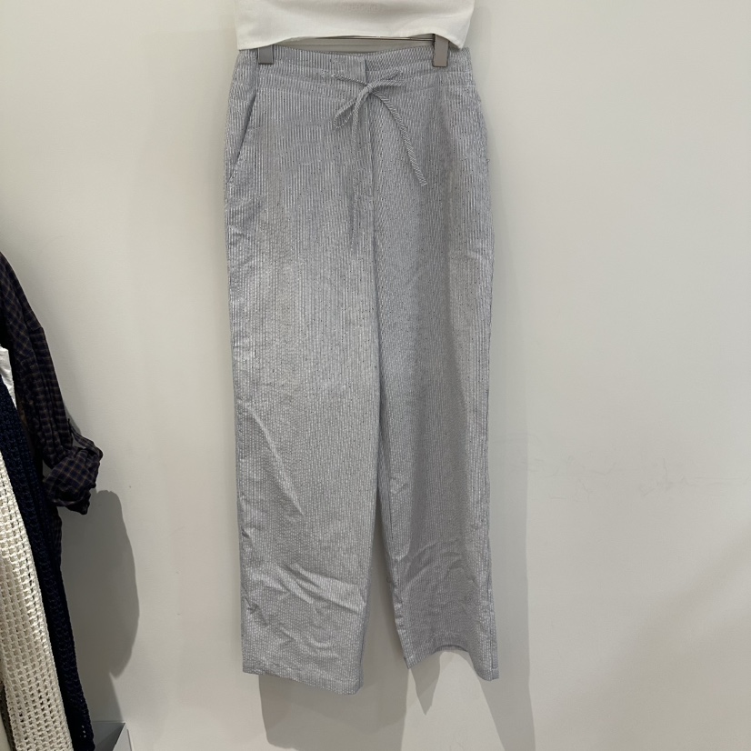 OVERTAKE韓國東大門直郵女裝新品26夏季時尚休閑休閑褲條紋OVERTAKE休閑褲圖色2