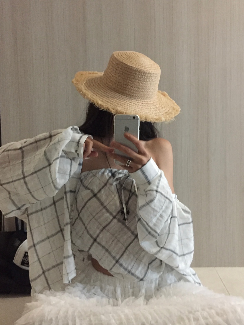 VIRKIN韓國直郵女裝新款人氣26春夏時尚熱賣吊帶背心格子VIRKIN吊帶/背心