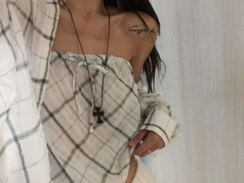 VIRKIN韓國直郵女裝新款人氣26春夏時尚熱賣吊帶背心格子VIRKIN吊帶/背心