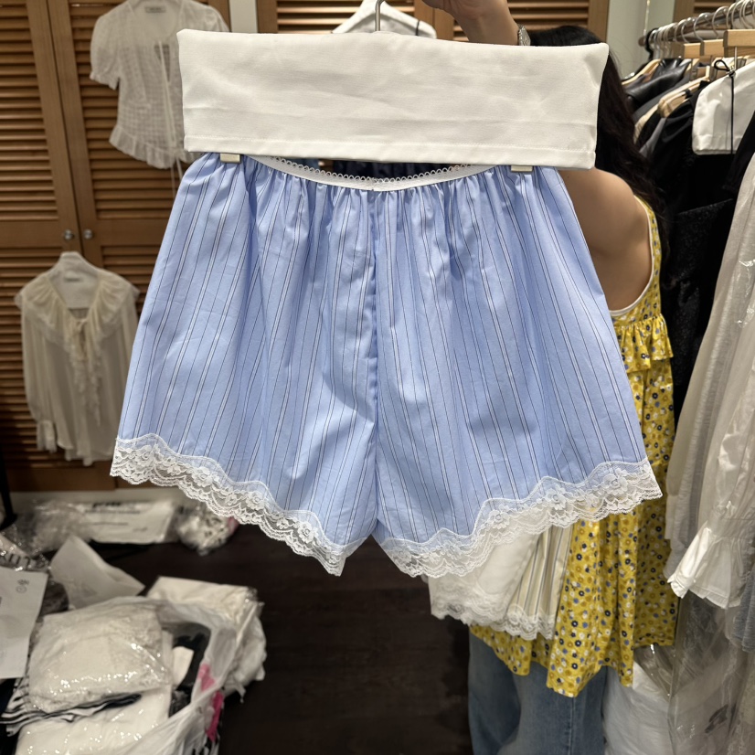 TRES BIEN韓國東大門代購女士新品休閑職業26夏季26春夏短褲TRES BIEN短褲