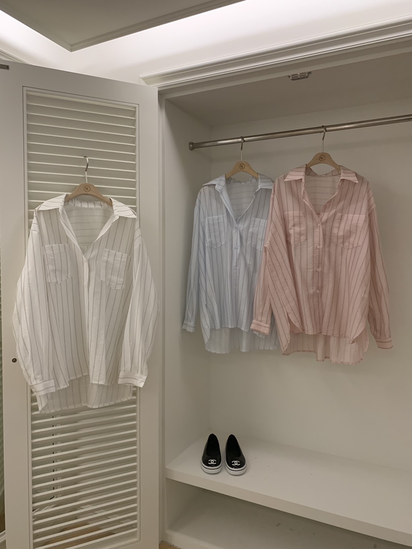 VIRKIN韓國直郵女裝新品時尚人氣26春夏休閑職業襯衫蕾絲衫VIRKIN襯衫/蕾絲衫