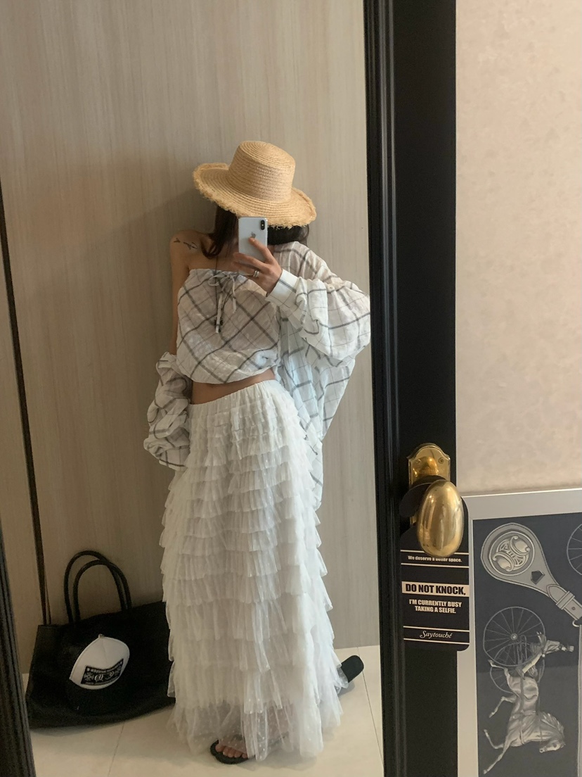 VIRKIN韓國直郵女士新品職業26春夏休閑人氣半身裙中短裙VIRKIN半身裙/中短裙