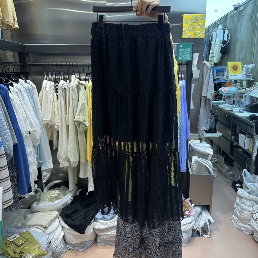 RUNWAY-런웨이韓國直郵女士新品職業推薦26夏季長裙荷葉邊RUNWAY長裙圖色3
