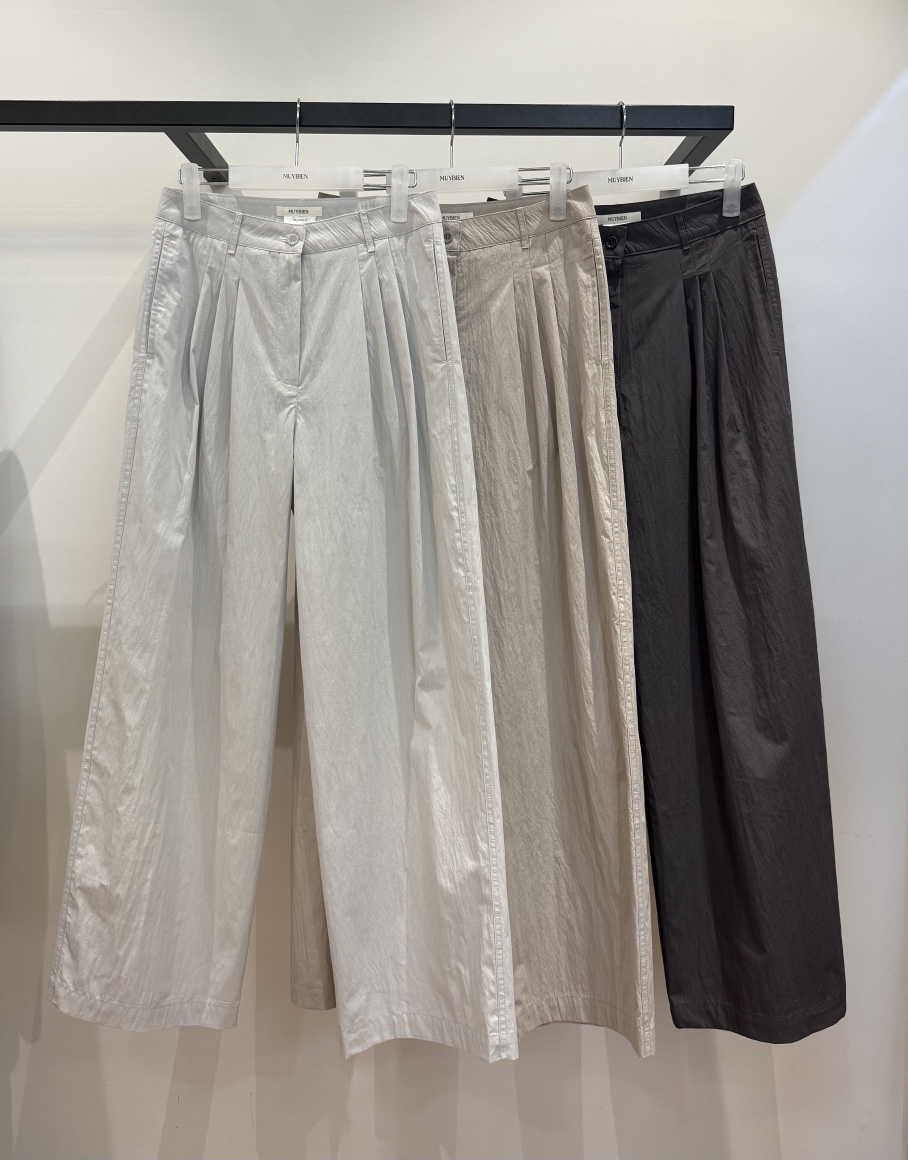 MUYBIEN東大門實拍韓國女裝新品26夏季推薦職業26春夏休閑褲MUYBIEN休閑褲