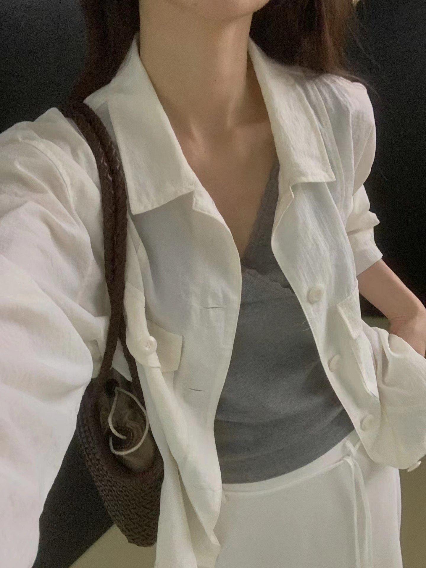 PROPER 프로퍼韓國直郵實拍女士新品熱賣休閑時尚職業夾克PROPER 프로퍼夾克