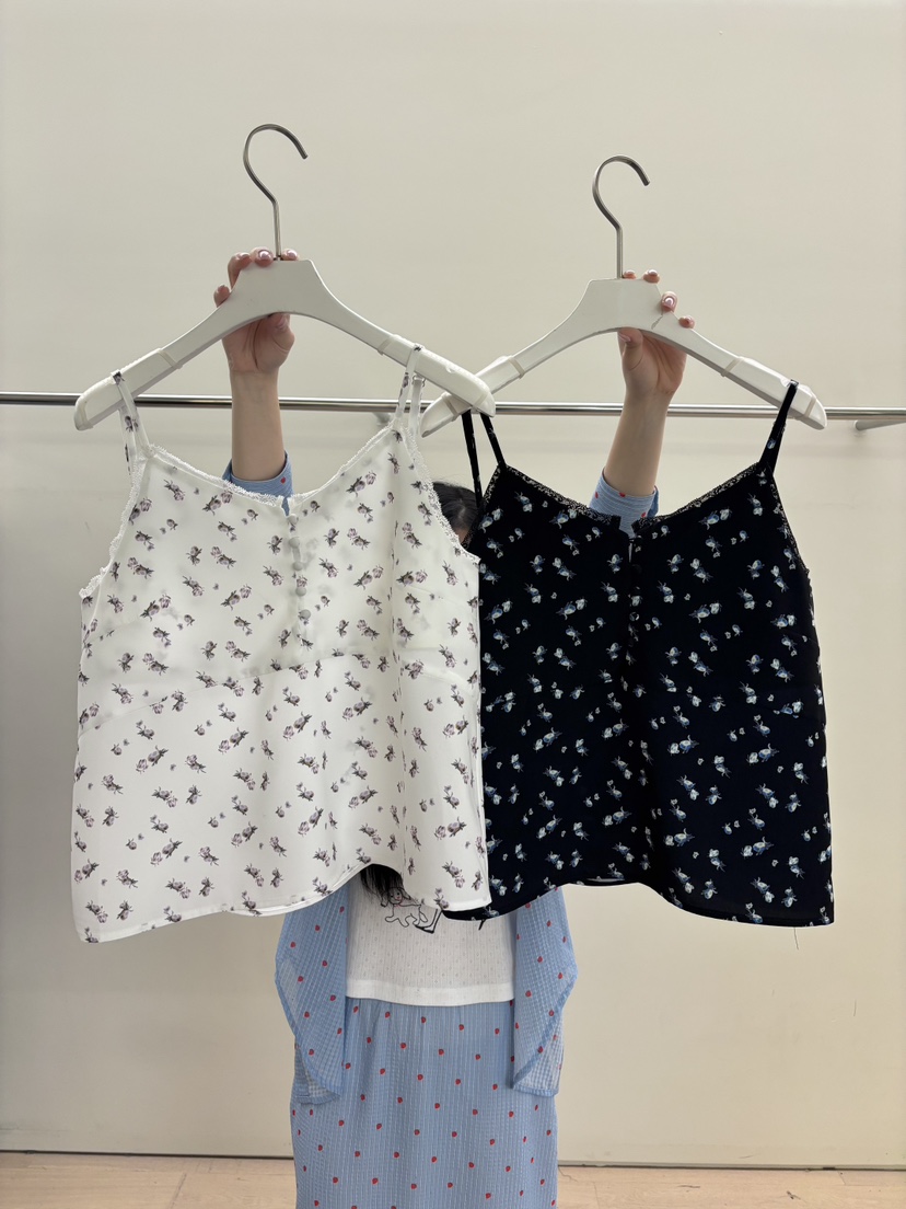 PEBBLE韓國直郵女士新品推薦26夏季職業26春夏熱賣吊帶背心PEBBLE吊帶/背心