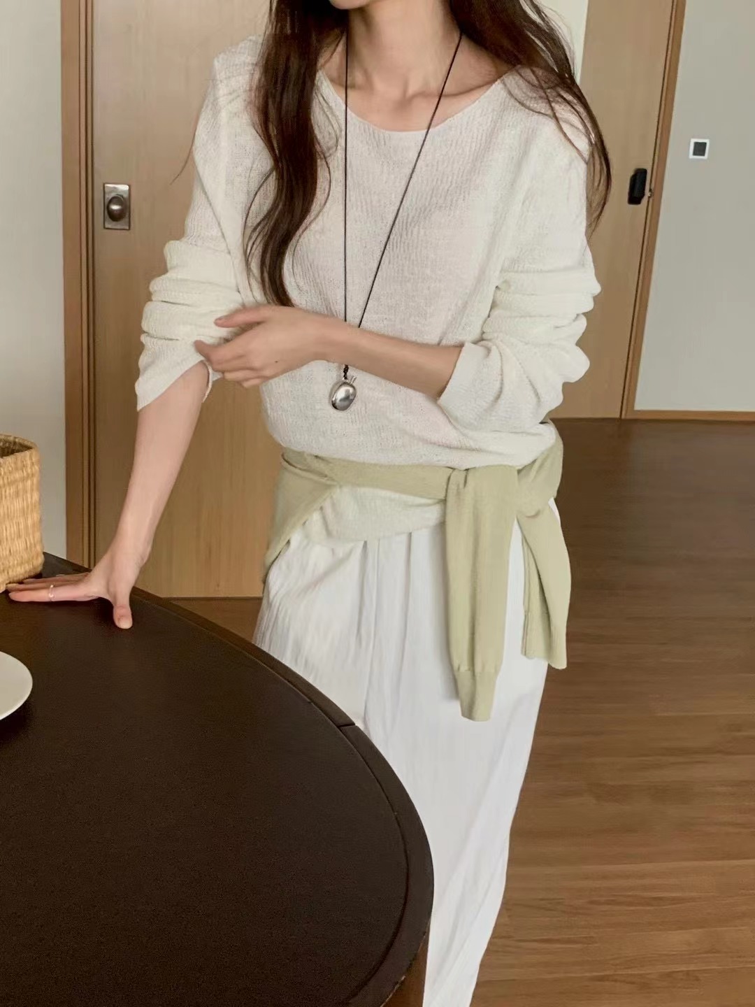 AN STAND韓國直郵實拍女裝新品職業人氣26夏季26春夏針織衫AN STAND-2件起針織衫圖色3