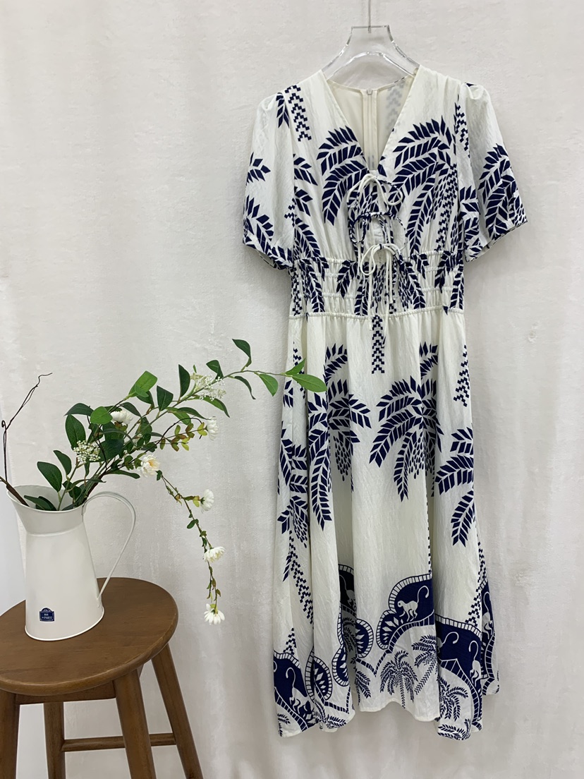 FABRIC韓國直郵女士新款職業推薦26夏季26春夏熱賣連衣裙FABRIC連衣裙圖色1