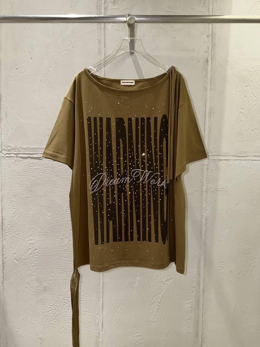 UNICO-p韓國直郵女裝新品26夏季26春夏人氣熱賣職業休閑T恤UNICOT恤圖色2