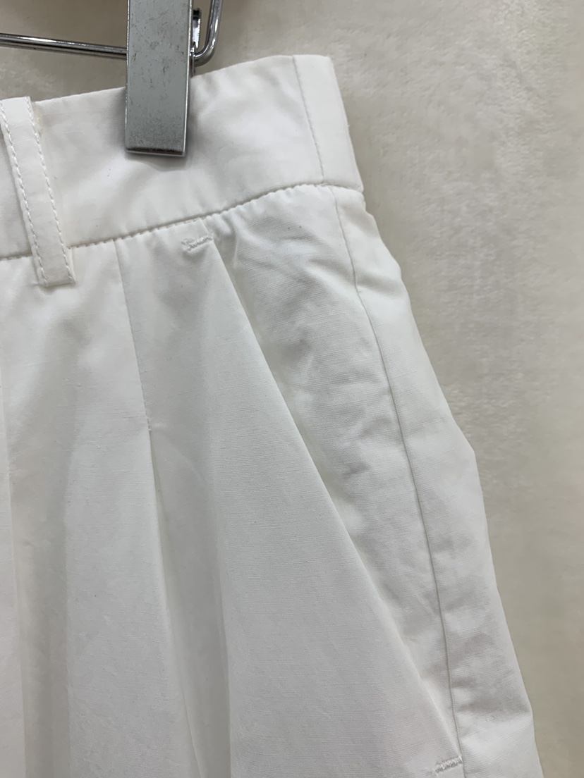 FABRIC東大門實拍韓國女裝新款熱賣26夏季推薦短褲刺繡褶裥FABRIC短褲