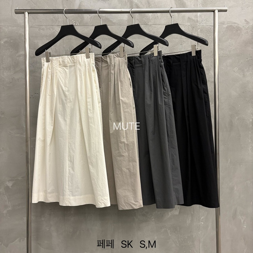MUTE-P東大門實拍韓國女士新款職業推薦時尚26春夏熱賣長裙MUTE長裙