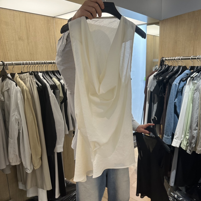 LEFANCY韓國直郵實拍女士新品推薦人氣熱賣時尚26夏季吊帶背心LEFANCY吊帶/背心圖色2奶油色