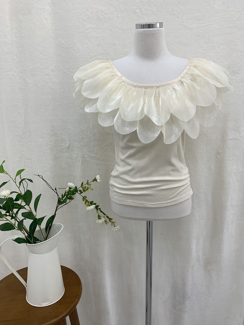 FABRIC韓國直郵女士新款26夏季職業熱賣26春夏襯衫蕾絲衫FABRIC襯衫/蕾絲衫