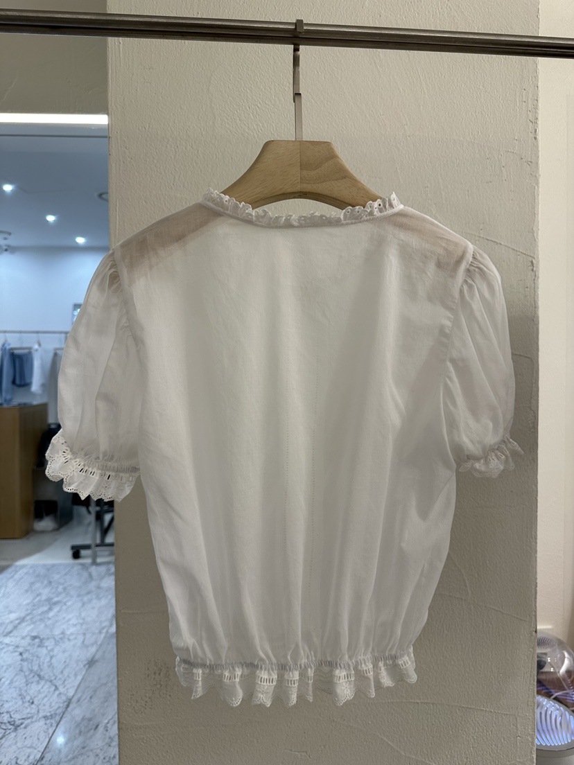 BPLAN韓國代購女士新款26夏季熱賣休閑職業推薦襯衫蕾絲衫BPLAN襯衫/蕾絲衫
