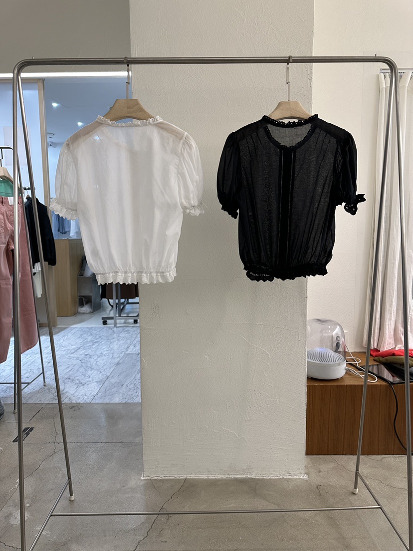BPLAN韓國代購女士新款26夏季熱賣休閑職業推薦襯衫蕾絲衫BPLAN襯衫/蕾絲衫