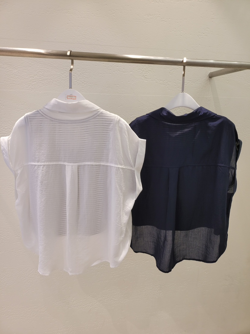 THE OTHER韓國直郵女裝新品時尚熱賣襯衫蕾絲衫假兩件亞麻THE OTHER襯衫/蕾絲衫