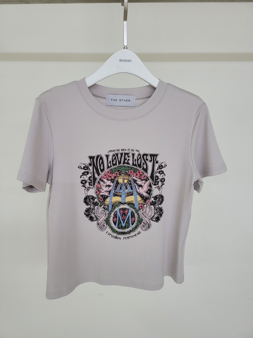 THE OTHER韓國直郵女士新款26夏季休閑推薦熱賣26春夏T恤THE OTHERT恤圖色1