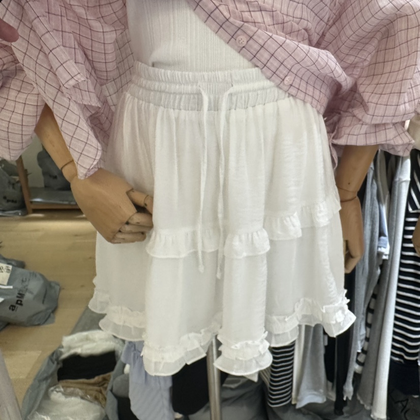 TIZZI東大門實拍韓國女裝新品時尚26夏季推薦休閑熱賣短裙TIZZI短裙圖色1