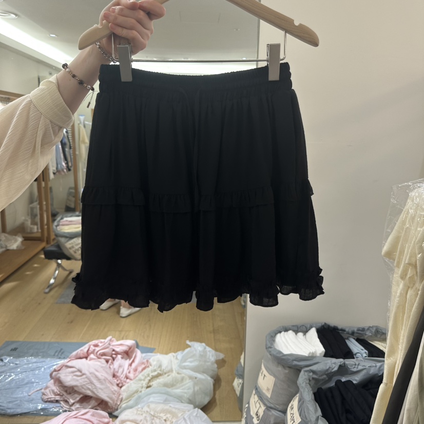 TIZZI東大門實拍韓國女裝新品時尚26夏季推薦休閑熱賣短裙TIZZI短裙圖色2