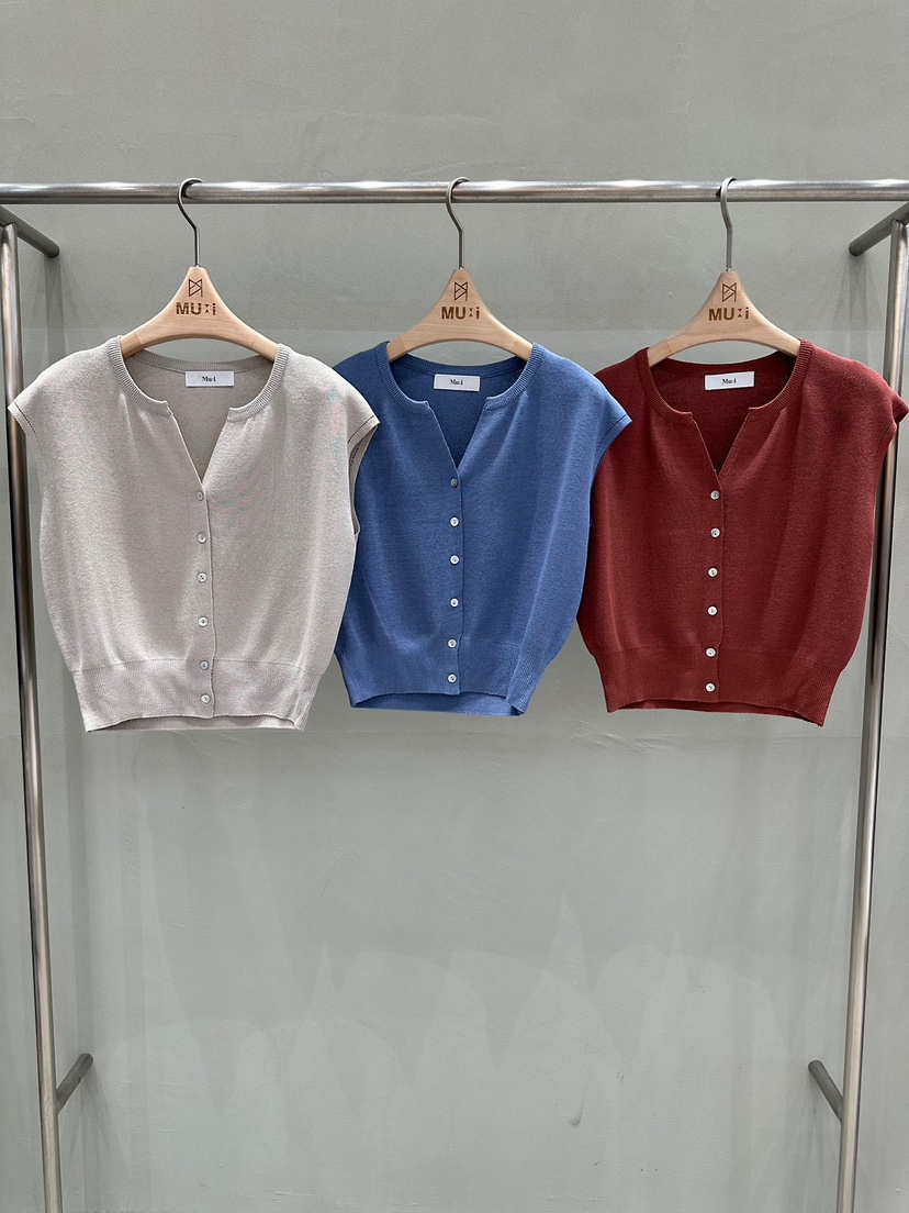 THE MUI東大門實拍韓國女裝新品26夏季時尚人氣26春夏馬甲THE MUI馬甲