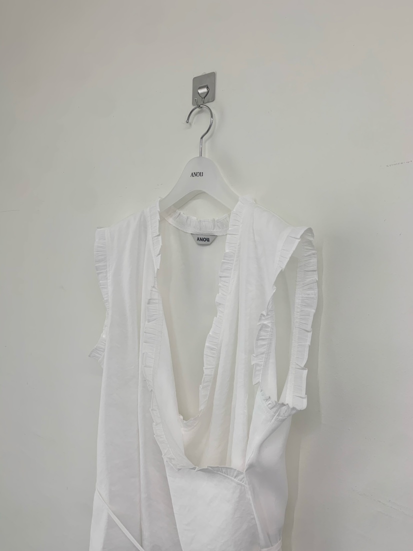 ANOU韓國直郵女士新款職業時尚26夏季休閑吊帶背心含腰繩ANOU吊帶/背心