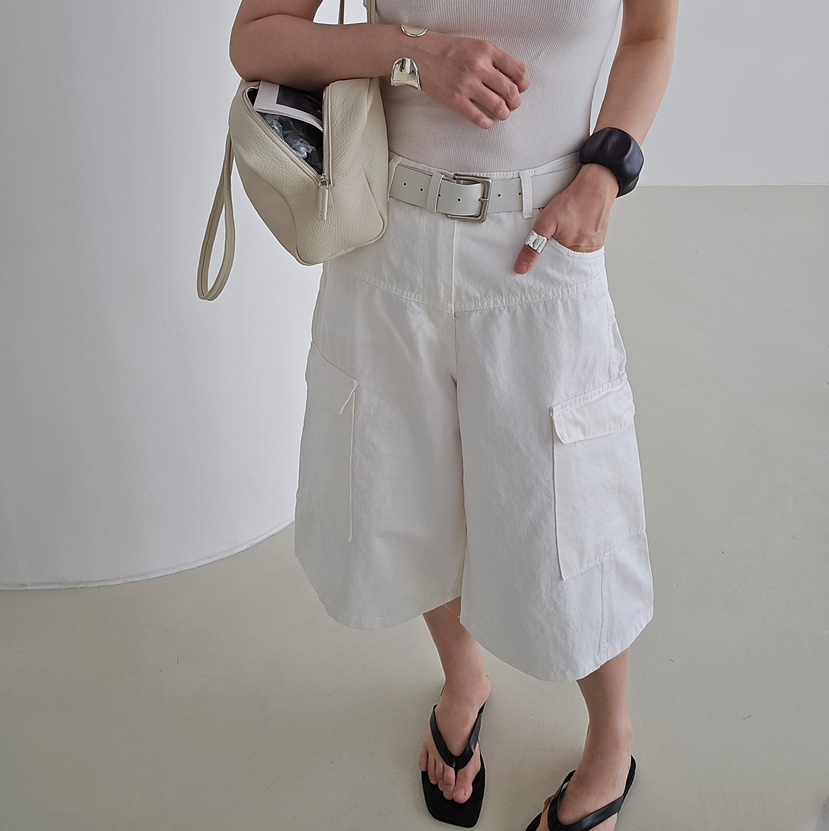 J SHOP東大門實拍韓國女士新款26夏季人氣26春夏職業短褲J_SHOP短褲