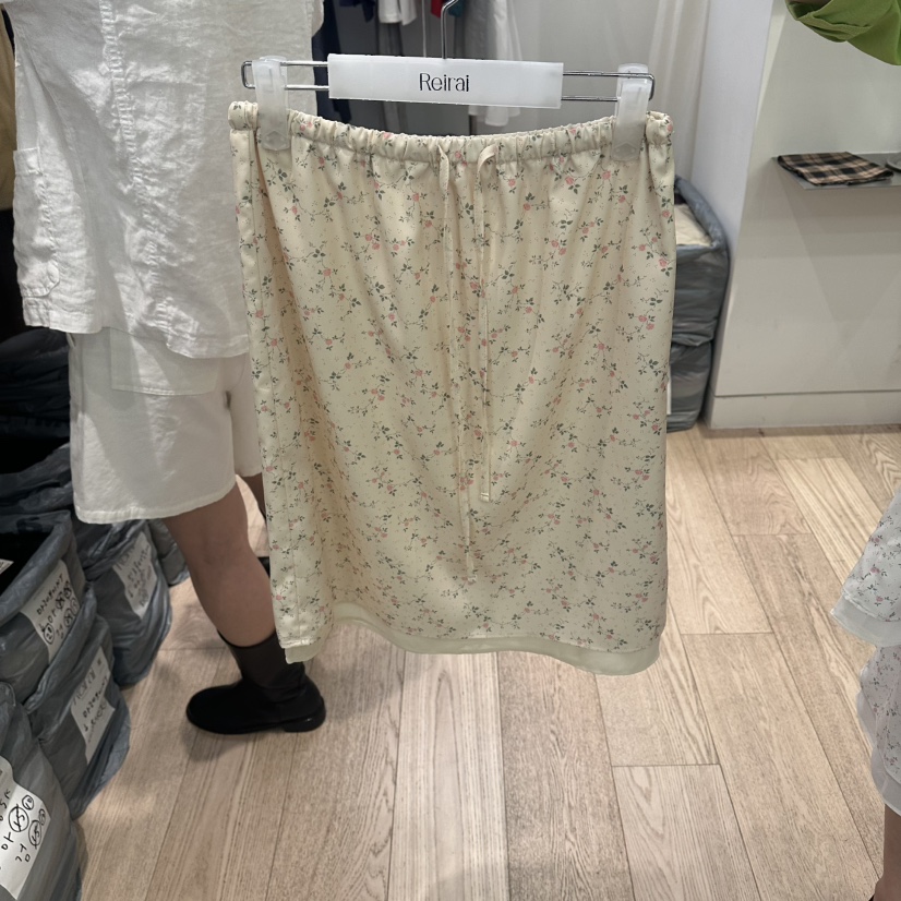REIRAI韓國直郵女裝新款時尚推薦職業人氣26春夏半身裙中短裙Reirai半身裙/中短裙圖色3米色
