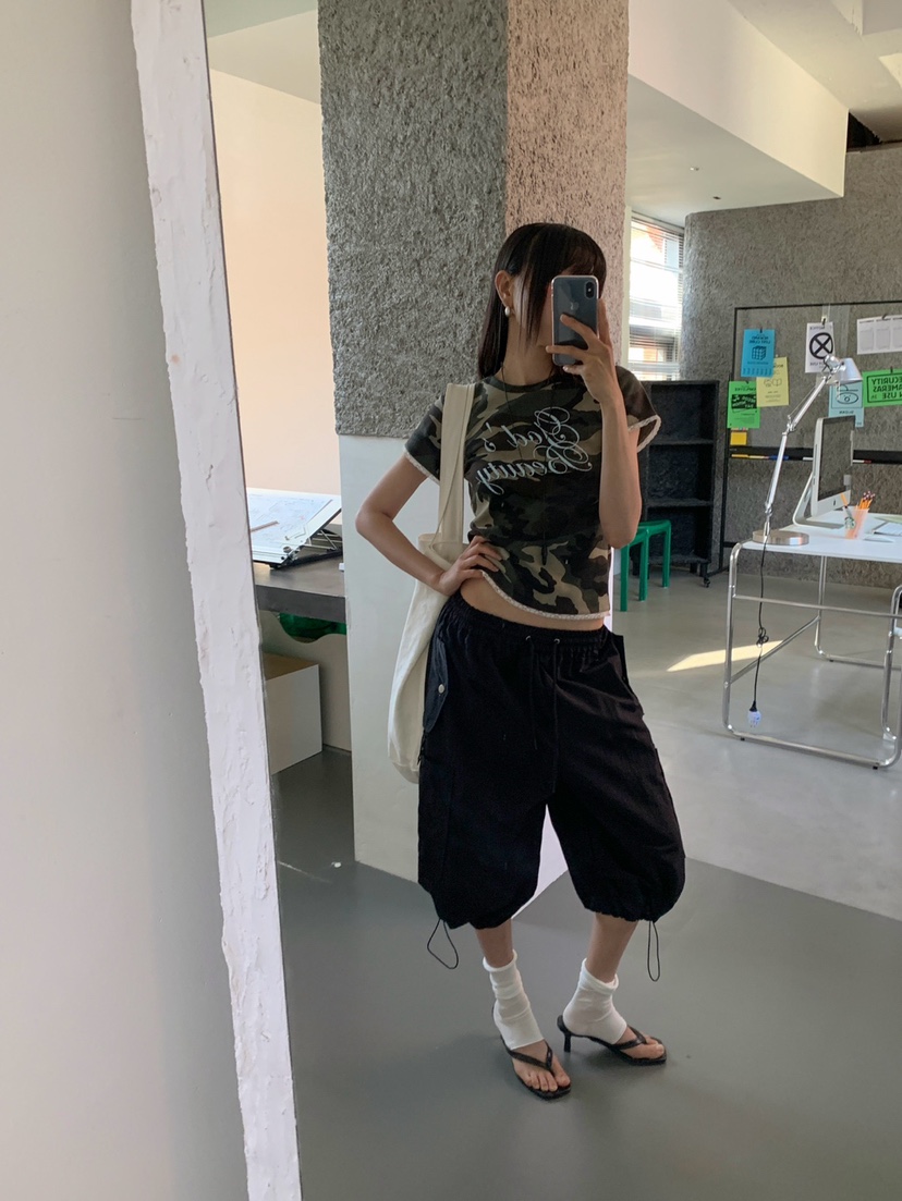MORE THAN-P韓國直郵女士新款時尚推薦職業人氣休閑短褲MORE THAN短褲