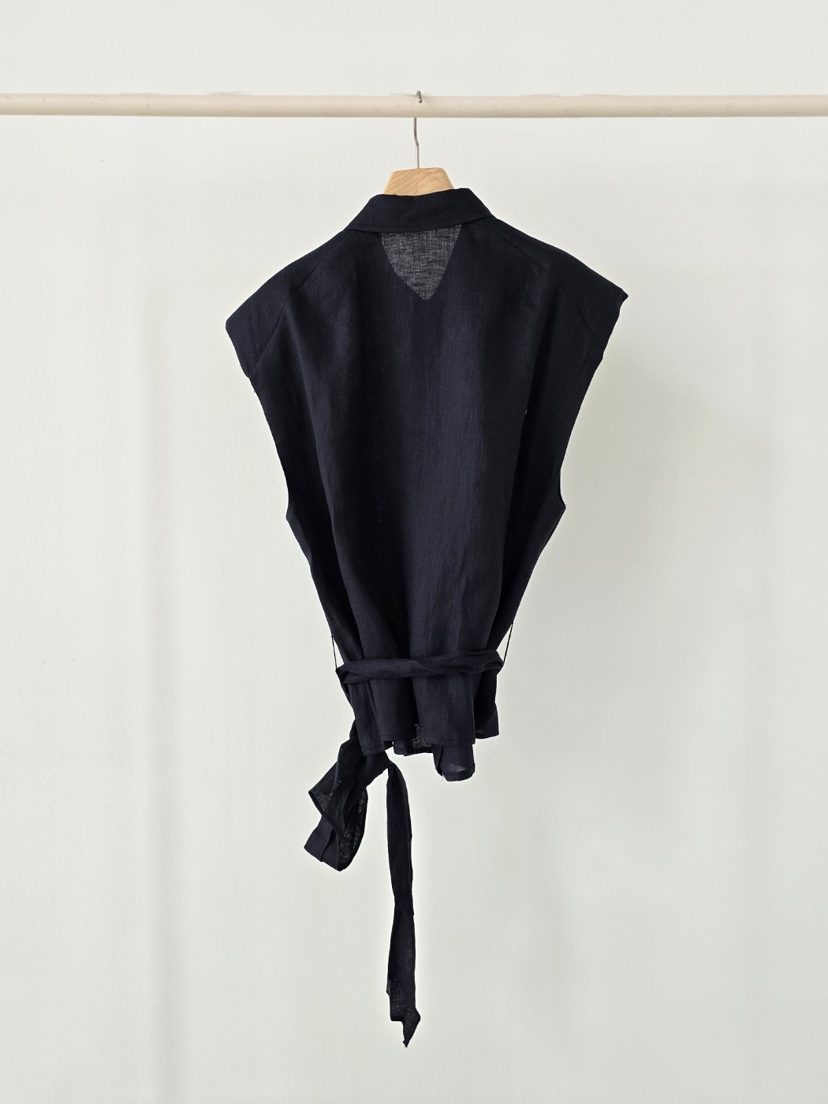J SHOP東大門實拍韓國女裝新品推薦26春夏26夏季馬甲含腰帶J_SHOP馬甲