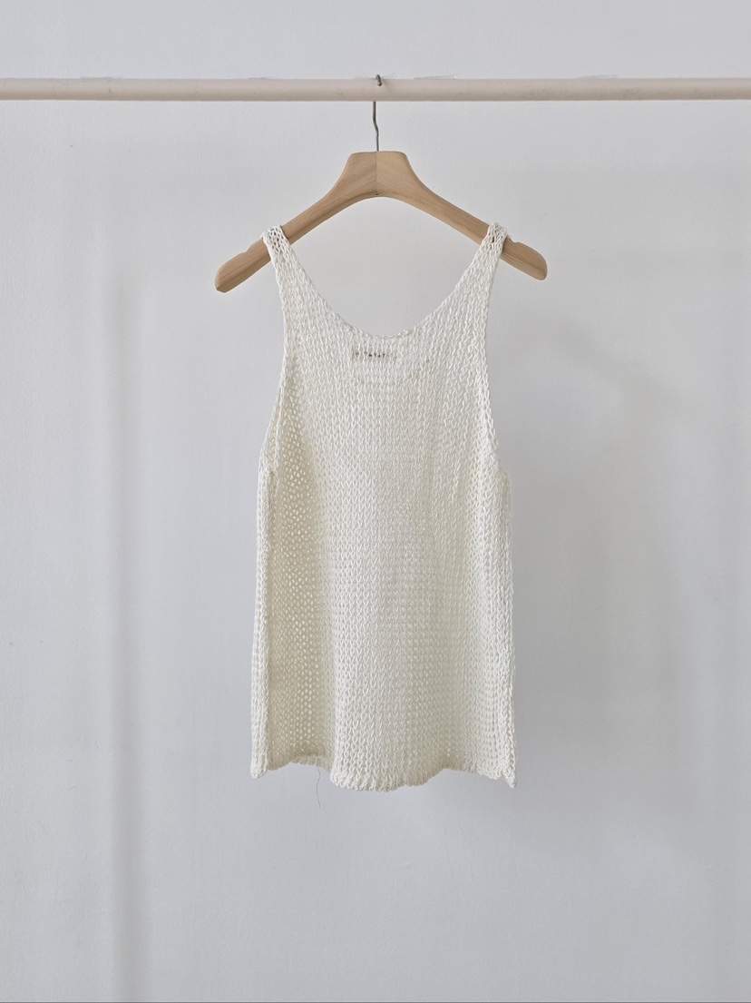 J SHOP韓國東大門代購女士新品26夏季吊帶背心手工編織亞麻J_SHOP吊帶/背心