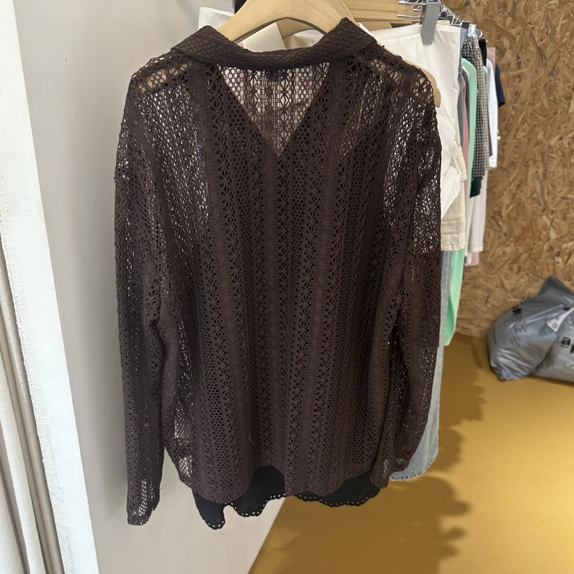 DE VENTI韓國東大門代購女裝新款休閑人氣針織衫開衫鏤空DE VENTI針織衫