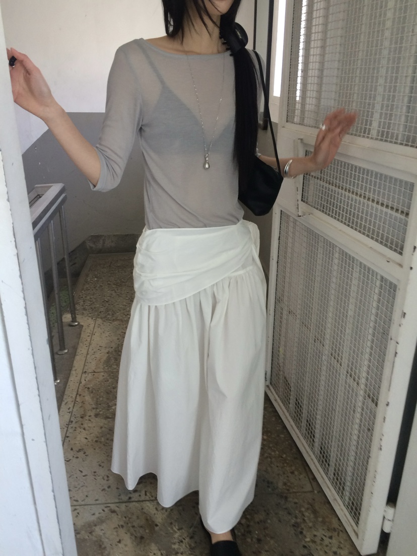 ANOU韓國東大門代購女士新品26春夏26夏季休閑推薦熱賣長裙ANOU長裙