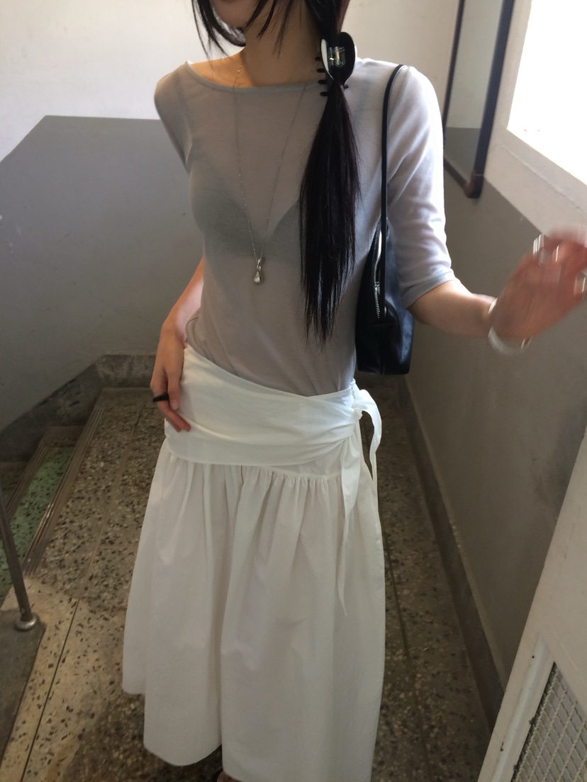 ANOU韓國東大門代購女士新品26春夏26夏季休閑推薦熱賣長裙ANOU長裙