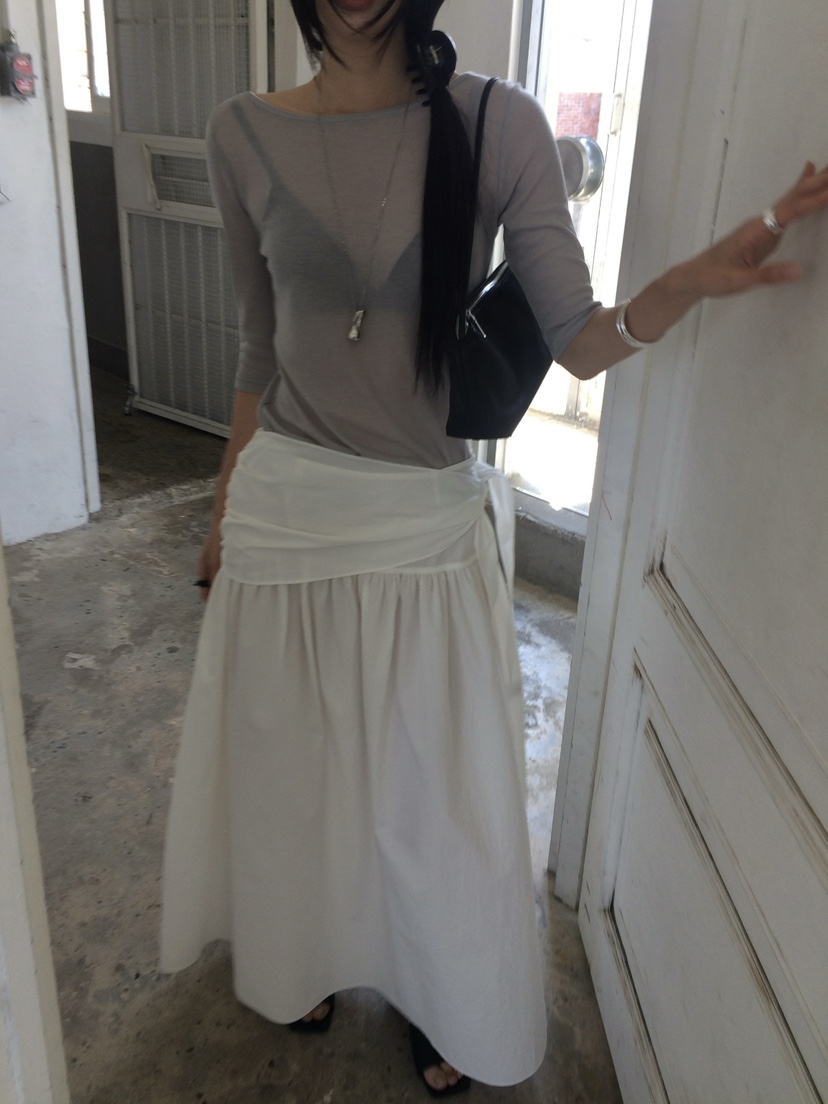 ANOU韓國東大門代購女士新品26春夏26夏季休閑推薦熱賣長裙ANOU長裙