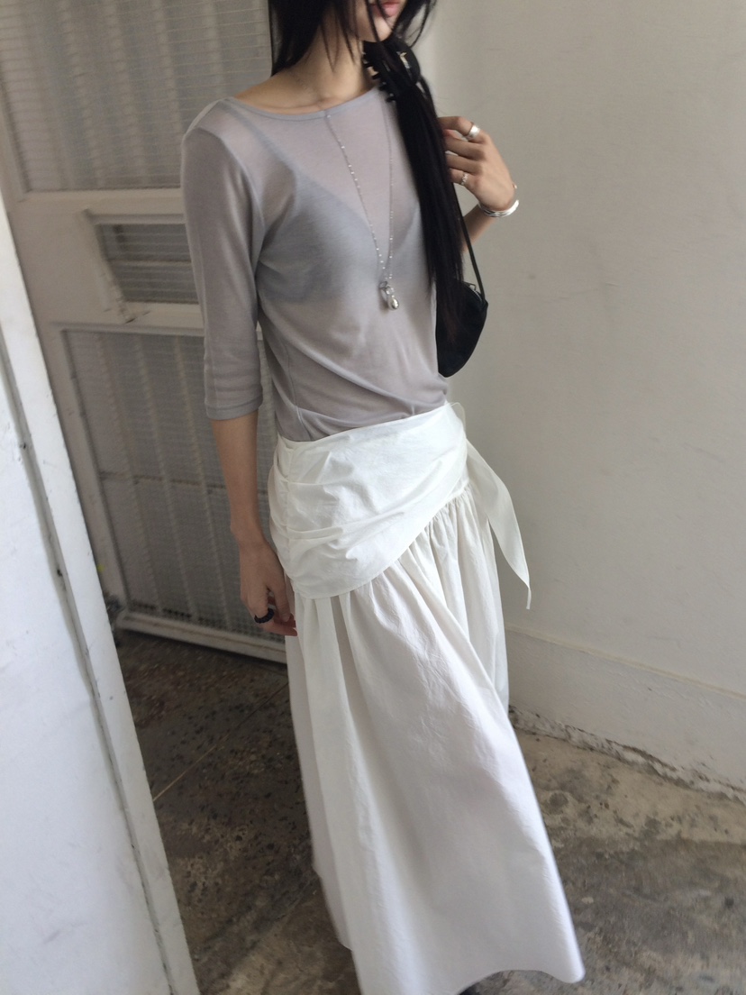 ANOU韓國東大門代購女士新品26春夏26夏季休閑推薦熱賣長裙ANOU長裙