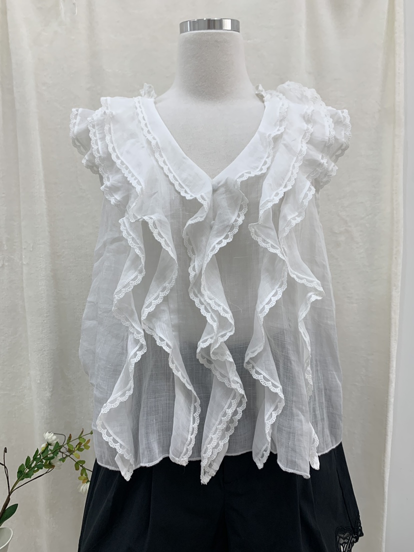 FABRIC東大門實拍韓國女裝新款熱賣26夏季推薦吊帶背心蕾絲FABRIC吊帶/背心
