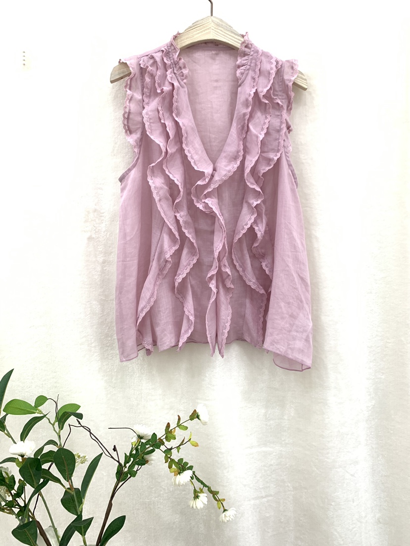 FABRIC東大門實拍韓國女裝新款熱賣26夏季推薦吊帶背心蕾絲FABRIC吊帶/背心圖色2