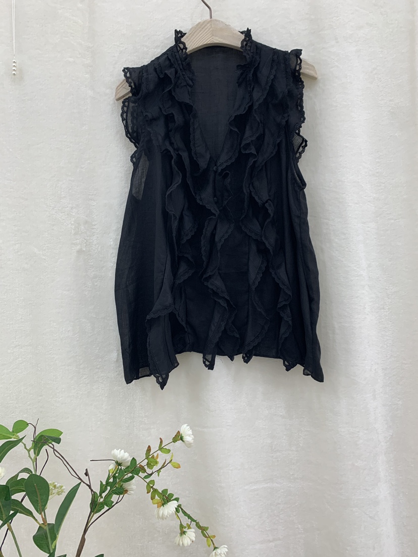 FABRIC東大門實拍韓國女裝新款熱賣26夏季推薦吊帶背心蕾絲FABRIC吊帶/背心圖色3