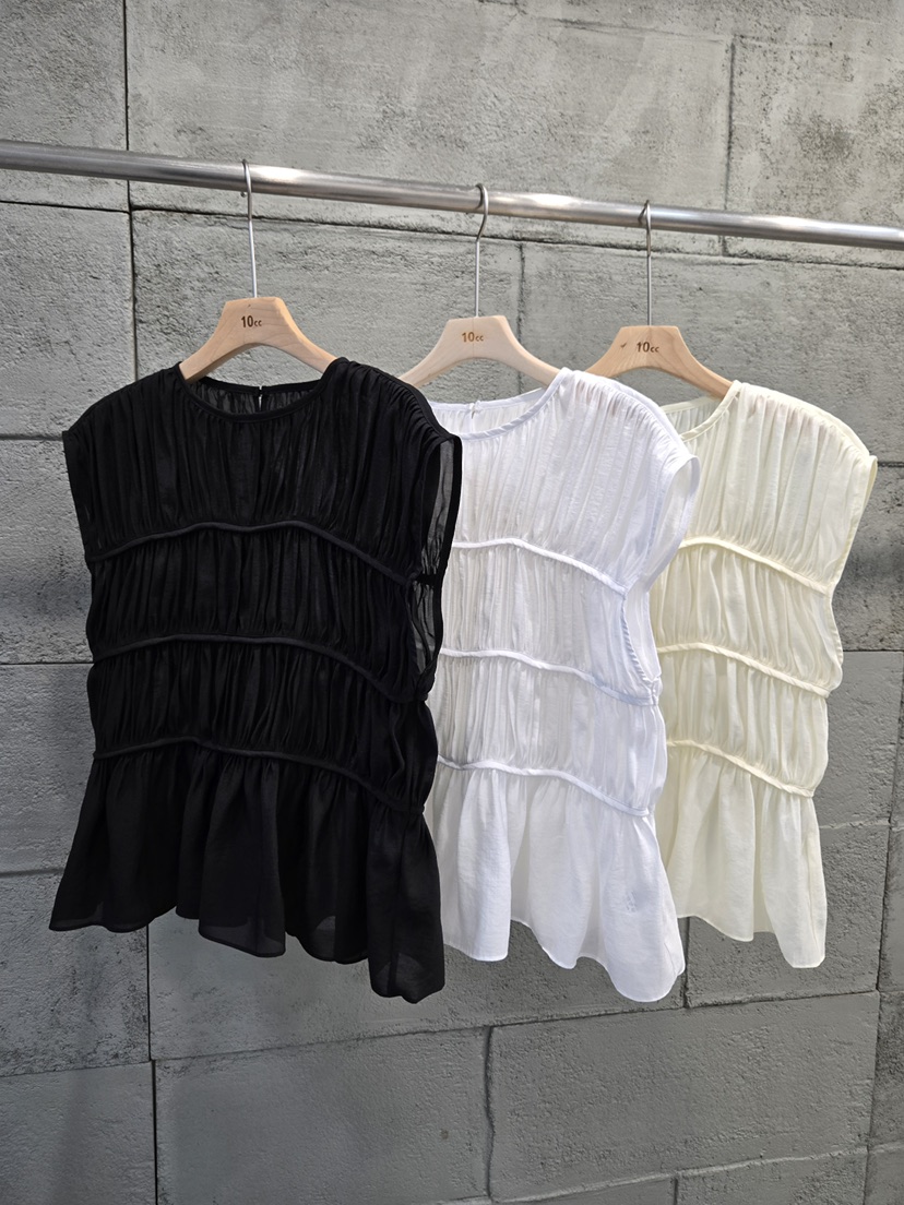 10CC韓國直郵實拍女士新品26春夏休閑推薦職業26夏季吊帶背心10CC吊帶/背心