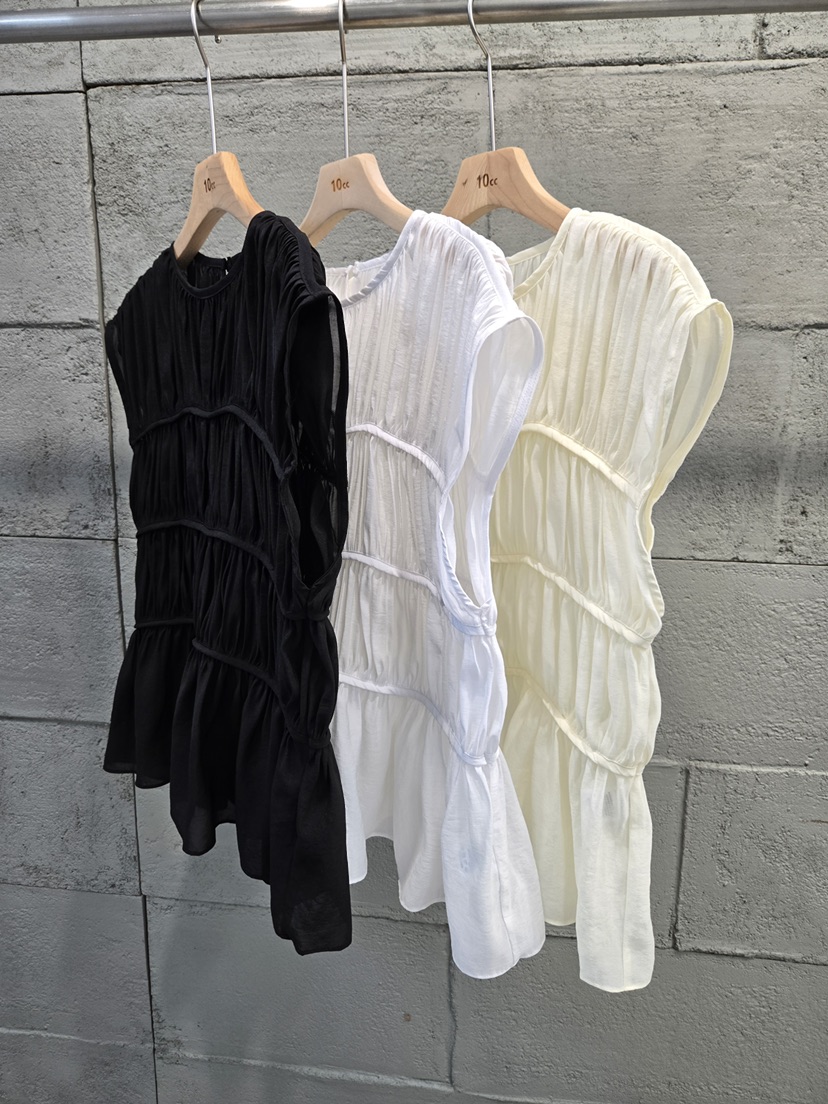 10CC韓國直郵實拍女士新品26春夏休閑推薦職業26夏季吊帶背心10CC吊帶/背心