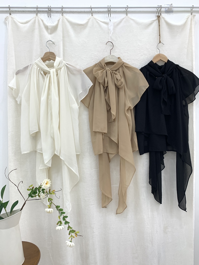FABRIC韓國東大門代購女士新品人氣推薦熱賣襯衫蕾絲衫披肩FABRIC襯衫/蕾絲衫