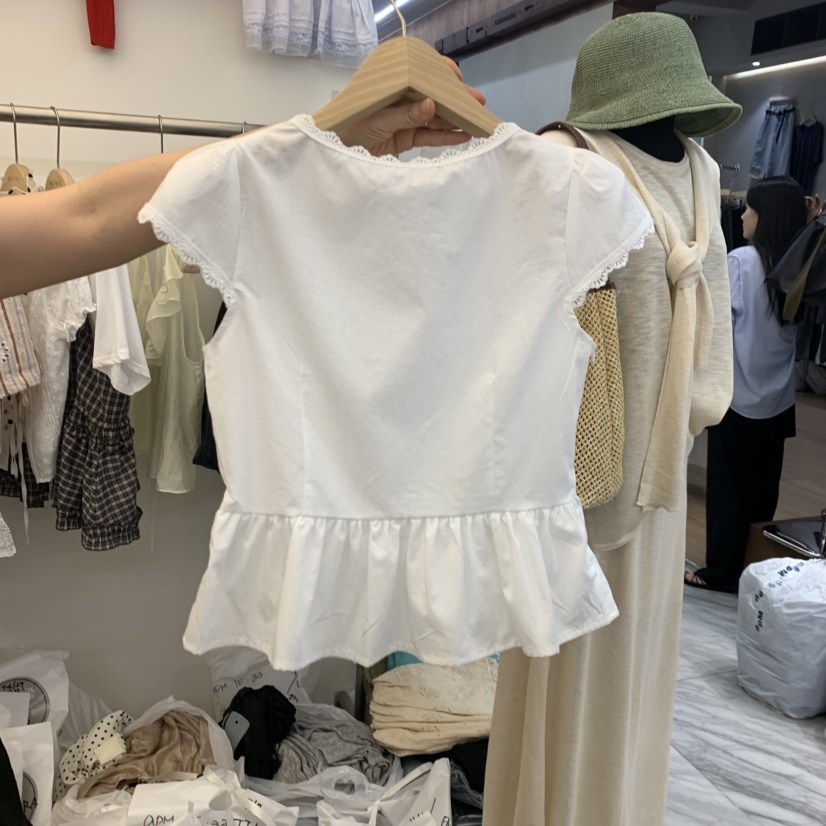 BEEN-A韓國直郵女裝新品26春夏人氣26夏季推薦襯衫蕾絲衫BEEN-A襯衫/蕾絲衫