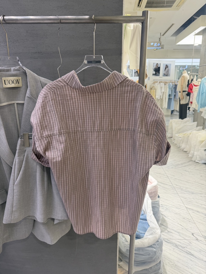 UOOV韓國直郵女裝新品人氣26夏季熱賣職業26春夏襯衫蕾絲衫UOOV襯衫/蕾絲衫
