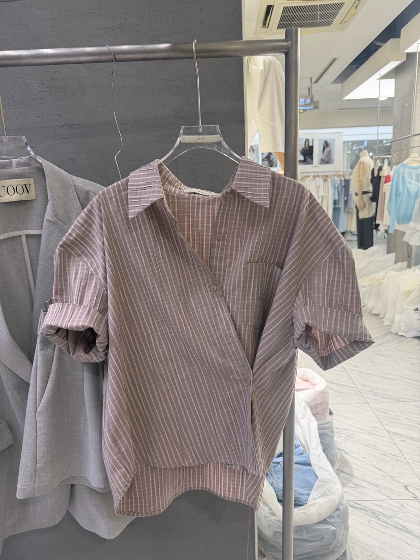 UOOV韓國直郵女裝新品人氣26夏季熱賣職業26春夏襯衫蕾絲衫UOOV襯衫/蕾絲衫圖色2