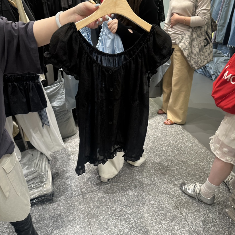 SOF韓國東大門直郵女士新款熱賣職業時尚襯衫蕾絲衫不含項鏈SOF襯衫/蕾絲衫圖色2