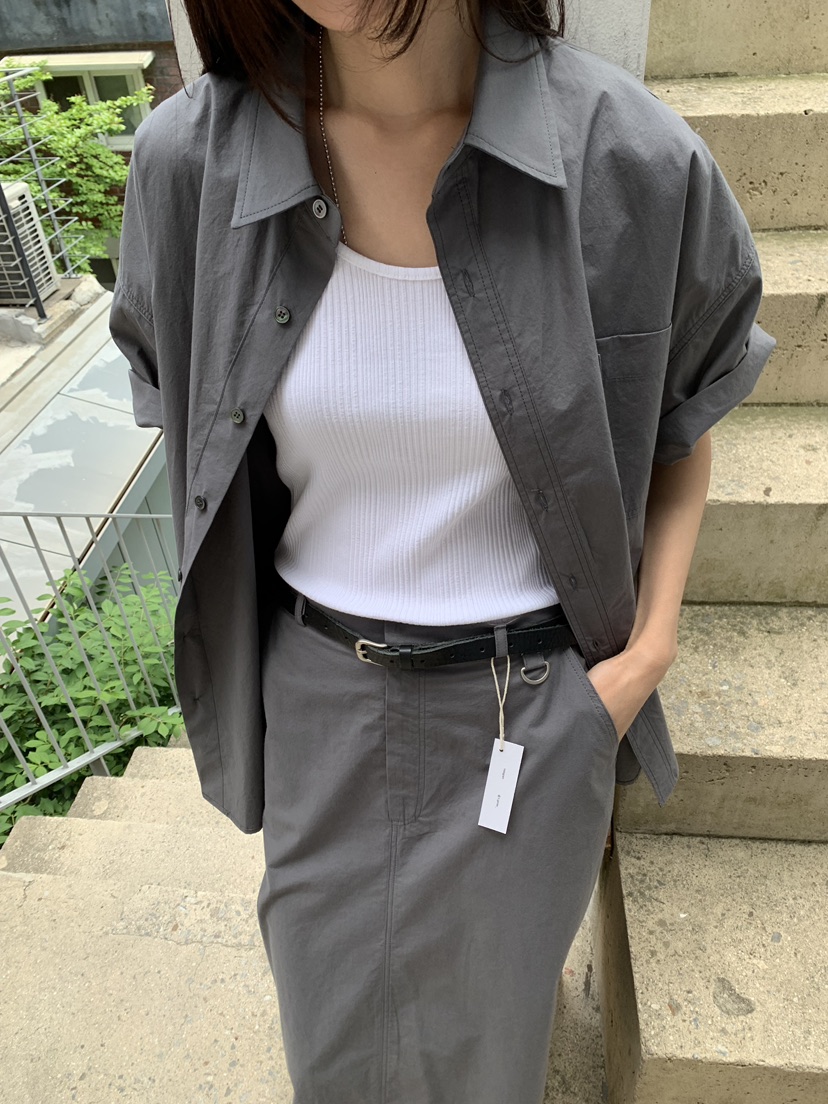 B_GARDER韓國直郵實拍女裝新款職業襯衫蕾絲衫不含腰帶棉質B.GARDER襯衫/蕾絲衫